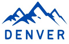 Denver mountains stylized image