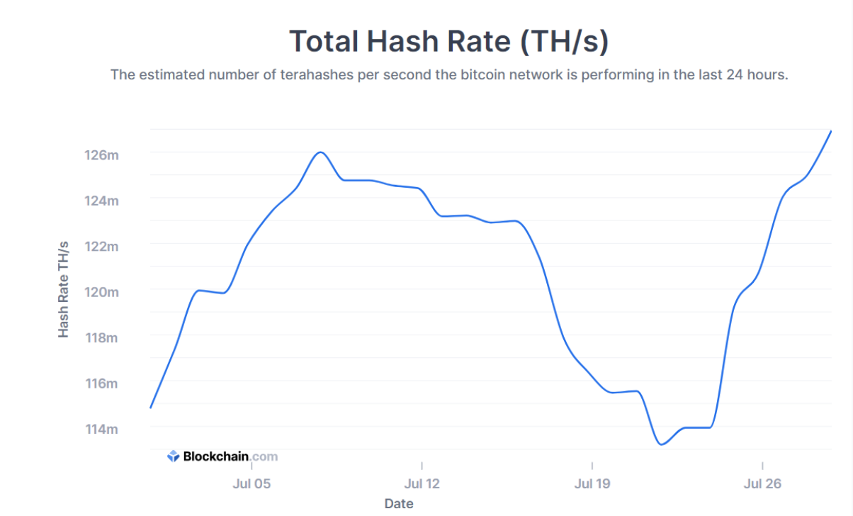 bitcoin hash rate