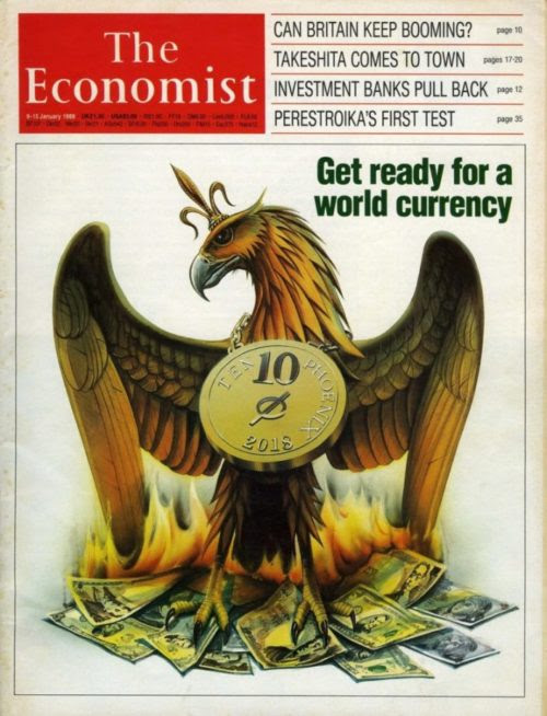 The Meaning of the Cryptic Messages on The Economist's "The World in 2019" Cover