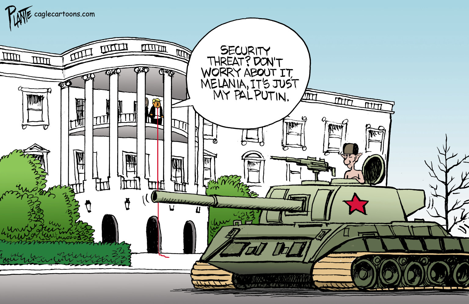 Trump lets Putin do anything