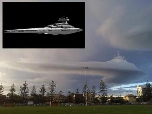 Strange and amazing sky phenomena - UFO ?