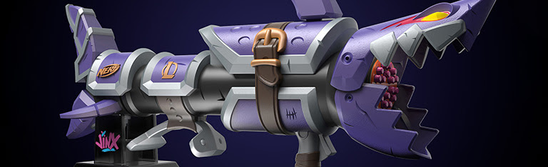 League of Legends NERF LMTD Jinx Fishbones Blaster