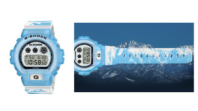 DW-6900RH / Band printed with graphics of the Tateyama mountain range DW-6900RH / Band printed with graphics of the Tateyama mountain range