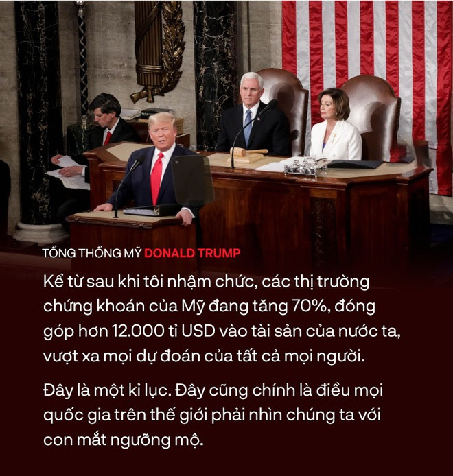 Toàn văn Thông điệp Liên bang 2020 của Tổng thống Mỹ Donald Trump - Ảnh 7. Toàn văn Thông điệp Liên bang 2020 của Tổng thống Mỹ Donald Trump - Ảnh 7.