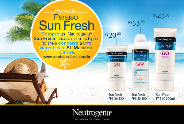 Promoção Paraíso Sun Fresh - Compre um Neutrogena Sun Fresh, cadastre a embalagem no site e concorra a uma viagem para St. Maarten, Caribe - www.paraisosunfresh.com.br Promoção Paraíso Sun Fresh - Compre um Neutrogena Sun Fresh, cadastre a embalagem no site e concorra a uma viagem para St. Maarten, Caribe - www.paraisosunfresh.com.br