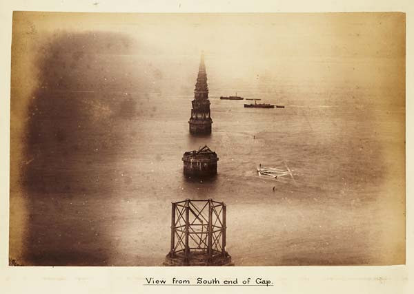 (1) View from south end of gap