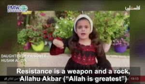 Palestinian TV features young girls singing of ‘resistance,’ Jews as ‘world’s dogs’ who are ‘defiling Jerusalem’