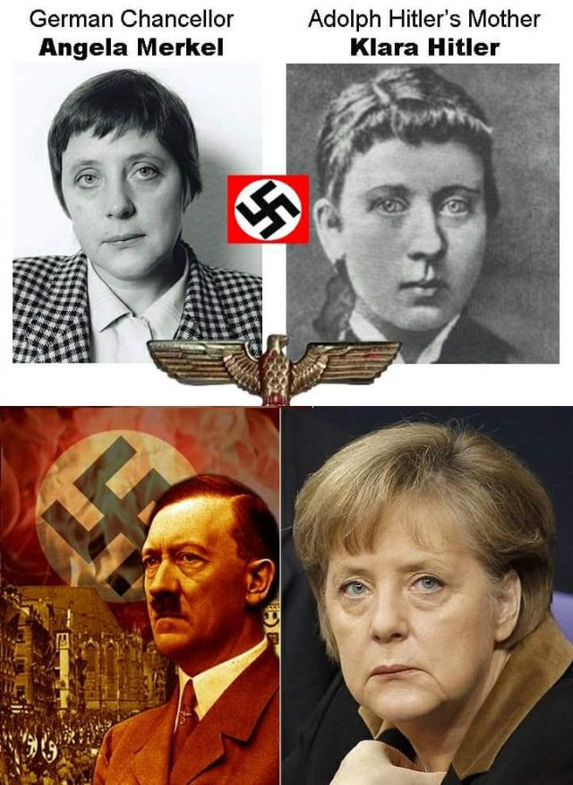 Angela Merkel is the Daughter of Hitler and Hitler Was a Rothschild