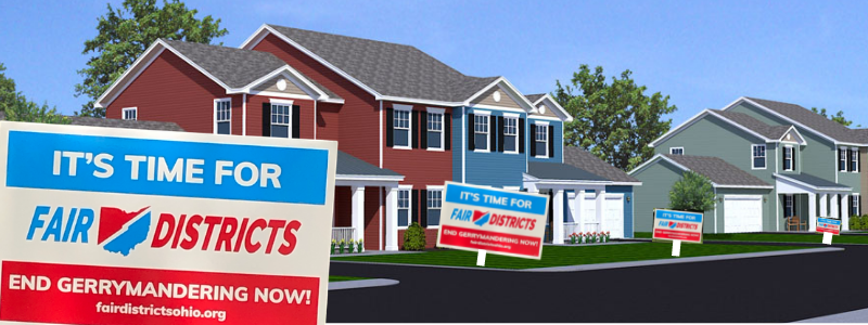 Yardsign activism in Ohio for fair redistricting