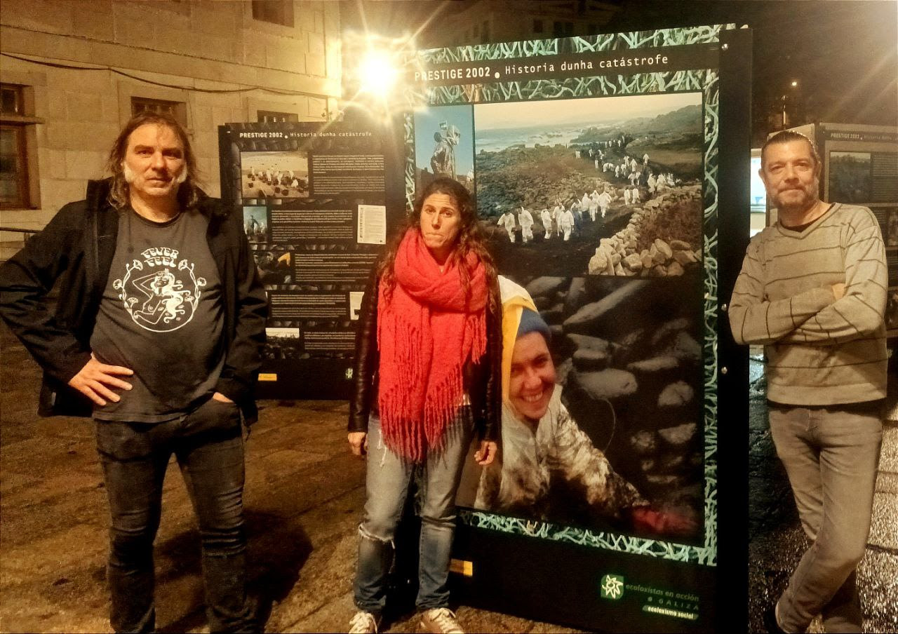 Presentan en Redondela unha exposición itinerante sobre o desastre ambiental do Prestige