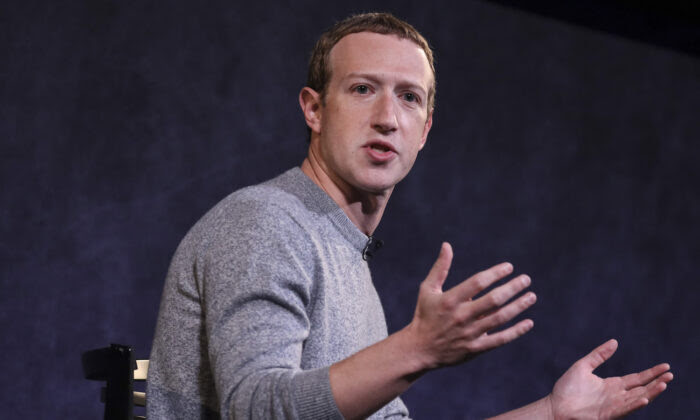 Giám đốc điều hành Facebook Mark Zuckerberg tại Trung tâm Truyền thông Paley ở Thành phố New York, vào ngày 25 tháng 10 năm 2019. (Drew Angerer / Getty Images)
