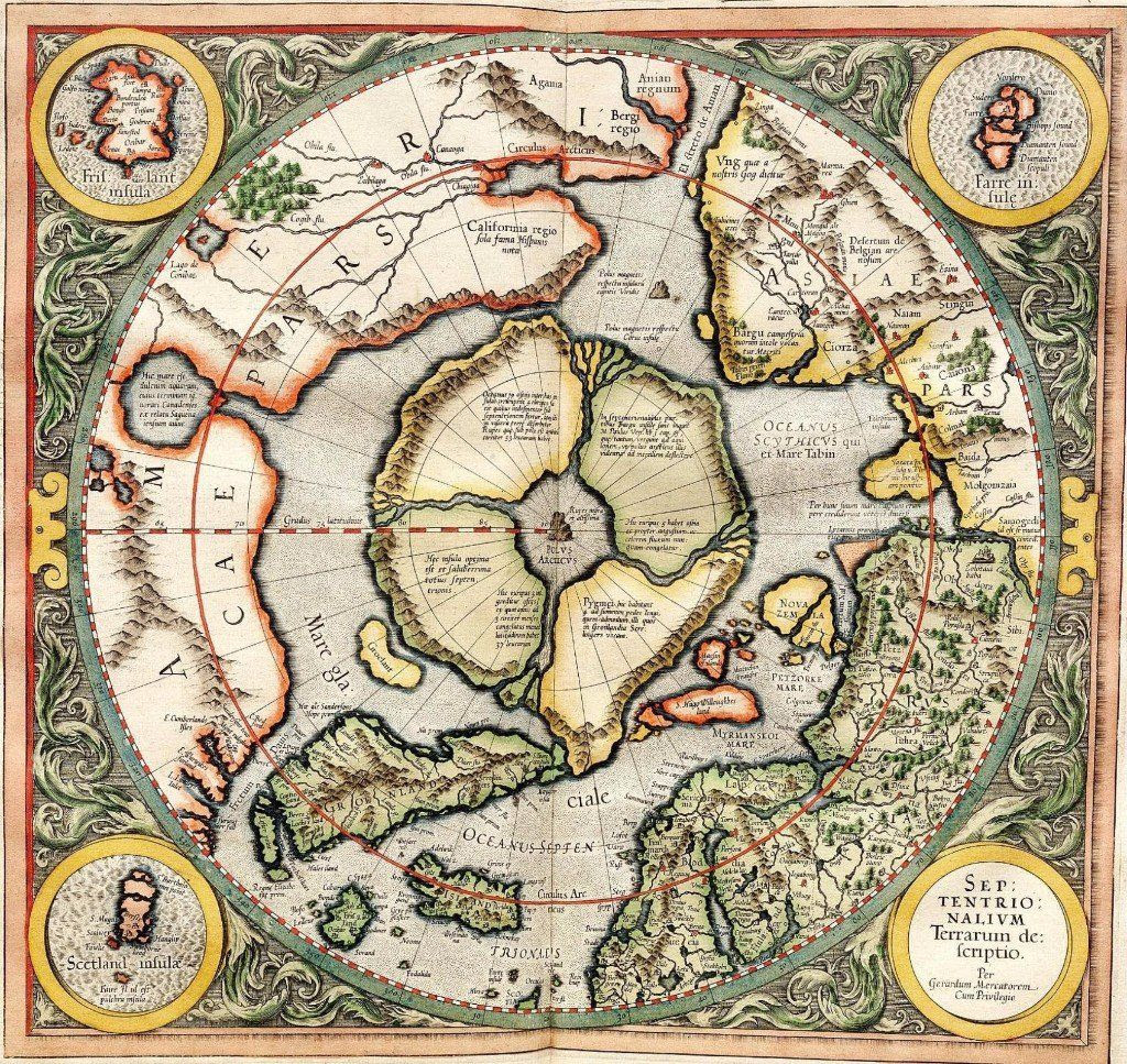 Resultado de imagen de mapas antiguos de la tierra plana