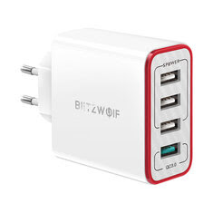 Carregador USB BlitzWolf® BW-PL5 30W com 4 portas