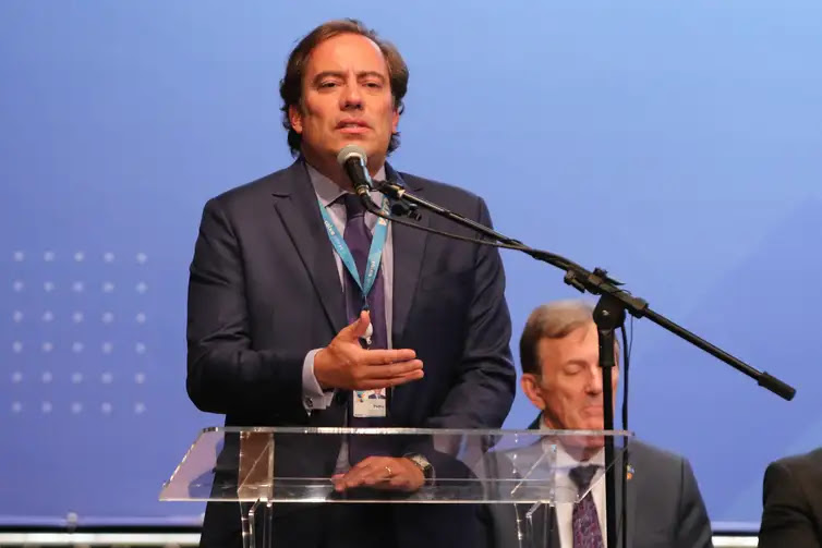 Fabio Rodrigues-Pozzebom/ Agencia Brasil O presidente da CAIXA, Pedro Guimarães, participa do evento da CAIXA, Democratizando o Acesso Ao Crédito.
