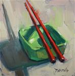 Chopsticks Resting - Posted on Thursday, February 26, 2015 by Cathleen Rehfeld