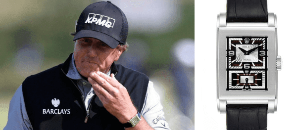 Rolex Cellini Prince on Phil Mickelson