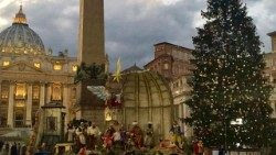 El pesebre y el árbol de navidad en el Vaticano 2017 El pesebre y el árbol de navidad en el Vaticano 2017