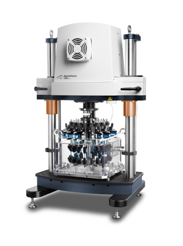 The new TA Instruments MSF16 Multi-Specimen Fatigue Instrument extends the capability of accelerated cyclic testing by loading 16 specimens simultaneously, rapidly delivering insights into the failure limits of materials, components and products under repeated loading. (Photo: Business Wire)