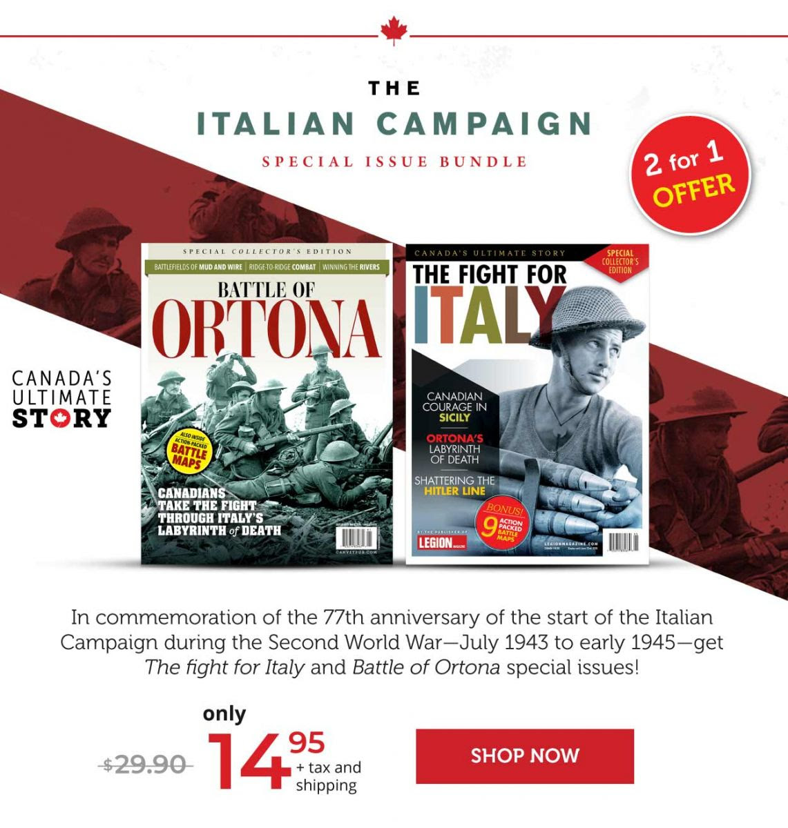 The Italian Campaign Special Issue Bundle