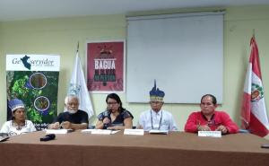 Conferencia de prensa organizada por las organizaciones indígenas / Foto: Lourdes García - Servindi