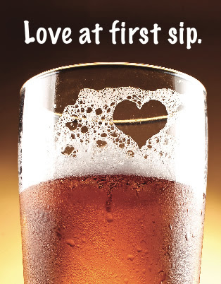 Valentine`s Day + Beer = Love.