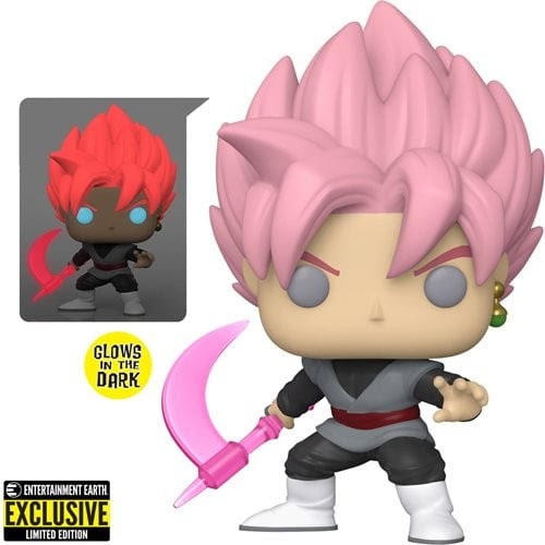 Dragon Ball Super Saiyan Rose Goku Black Glow-in-the-Dark Pop! Vinyl Figure - Entertainment Earth Exclusive Dragon Ball Super Saiyan Rose Goku Black Glow-in-the-Dark Pop! Vinyl Figure - Entertainment Earth Exclusive