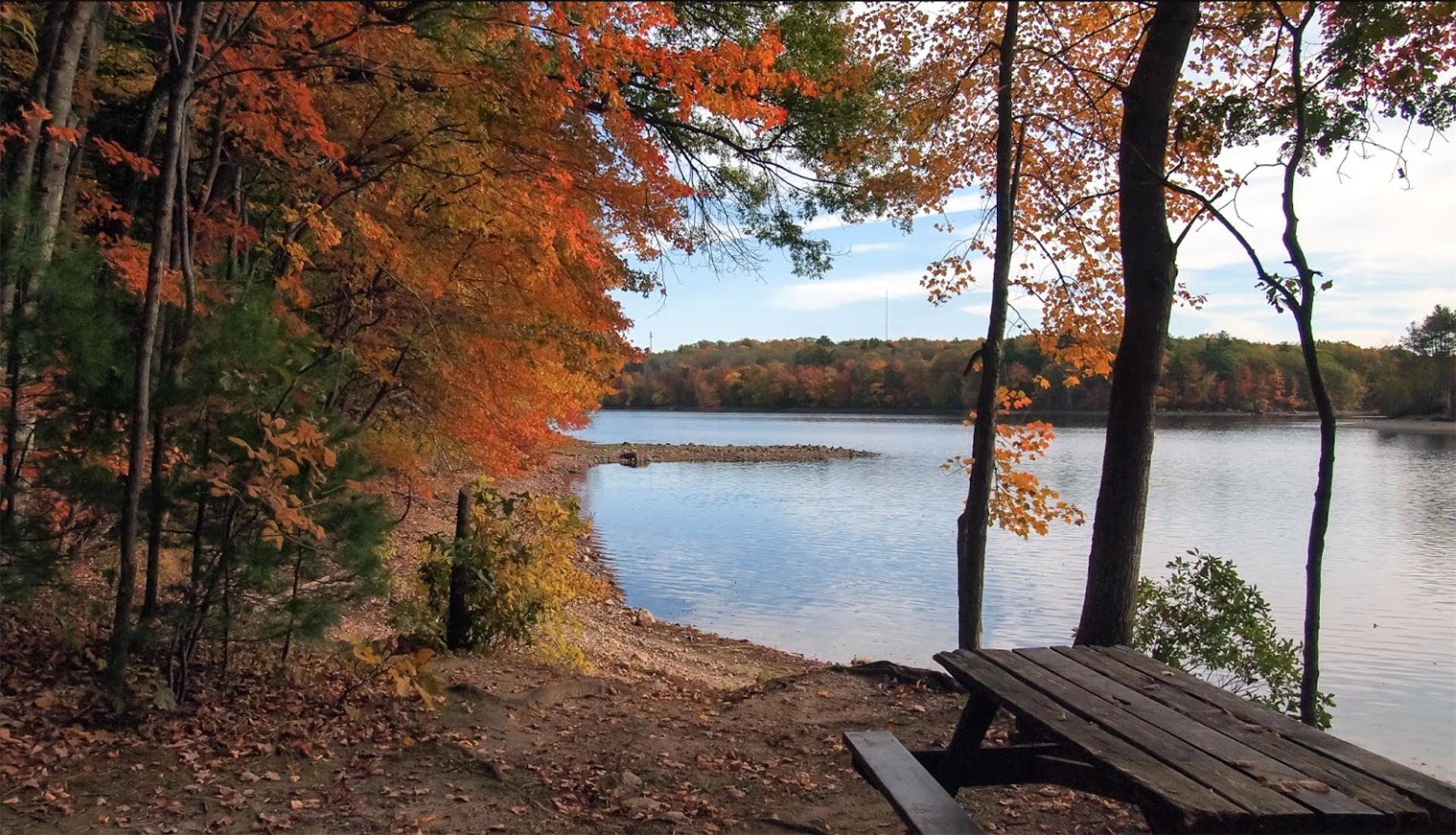 Hopkinton State Park in Massachusetts