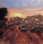 Parking Lot Sunset Painting Contemporary Impressionism Heidi Malott - Posted on Tuesday, November 25, 2014 by Heidi Malott