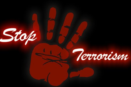 Stop Terrorism Hand - Public Domain