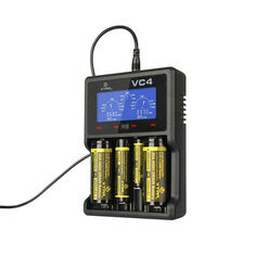 XTAR VC4 LCD Screen USB Battery Charger