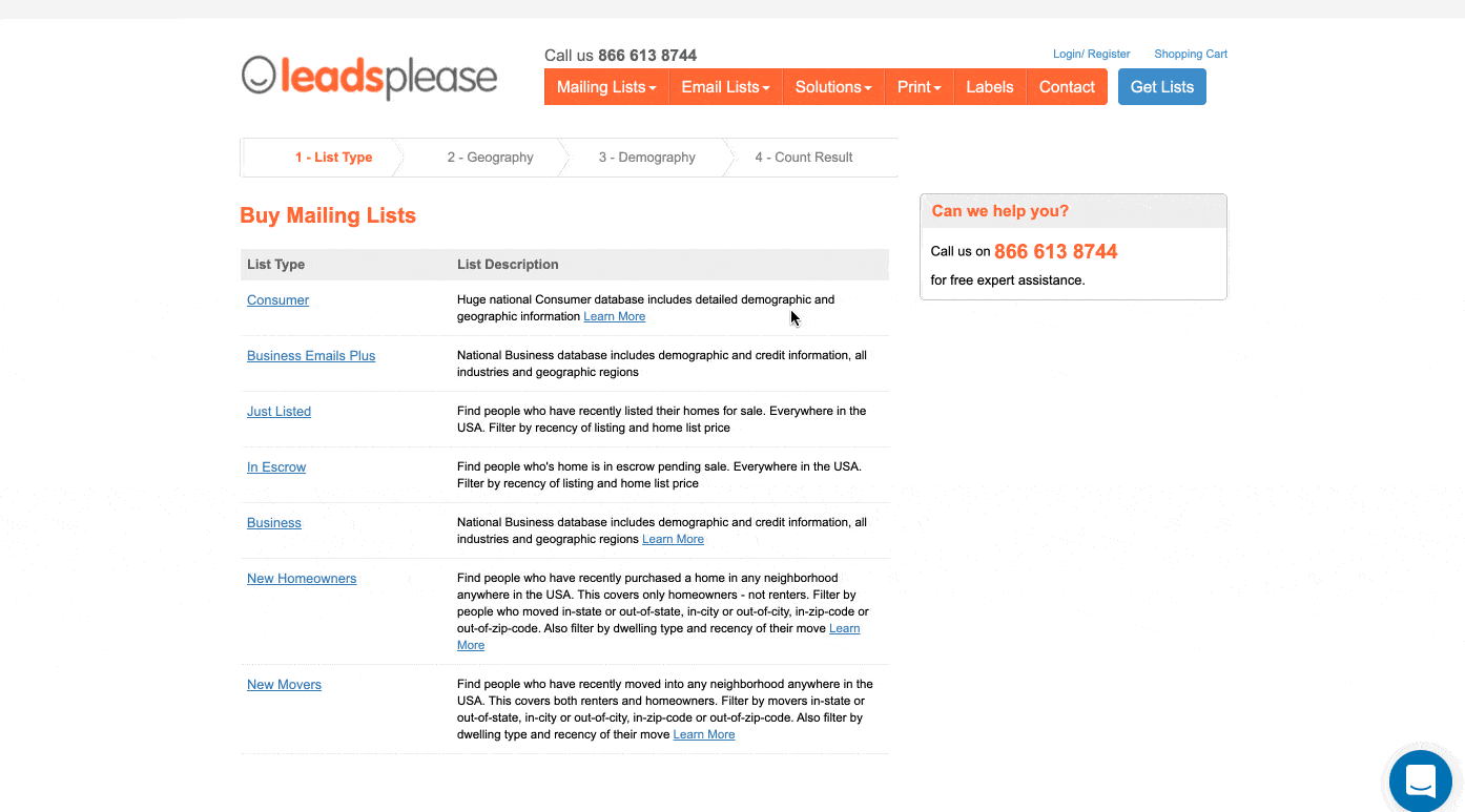 Use business services like LeadsPlease to find families who just moved to help them register to vote