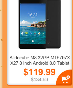 Alldocube M8 32GB MT6797X X27 8 Inch Android 8.0 Tablet