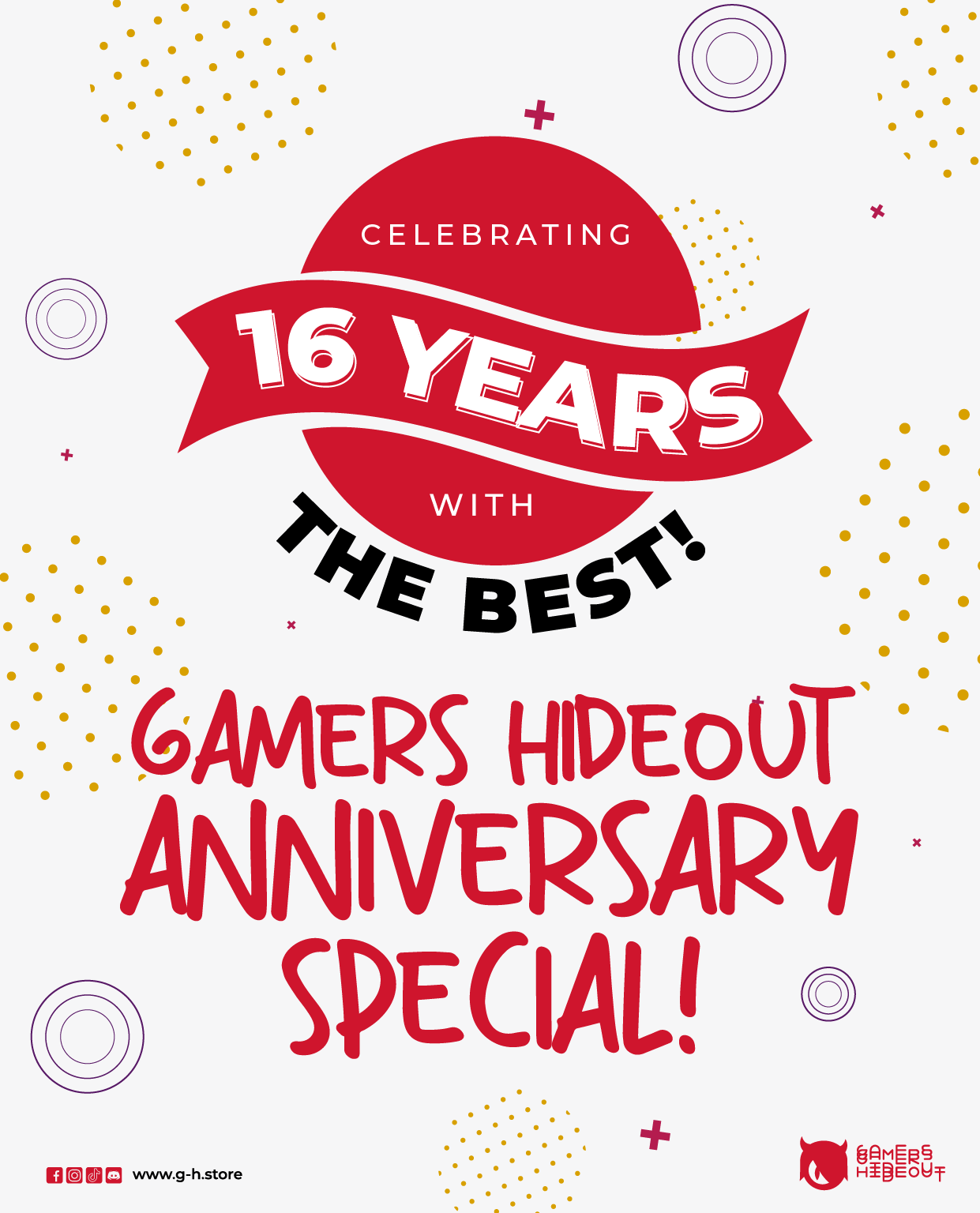 gamers' hideout anniversary