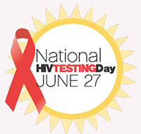 National HIV Testing Day June 27.