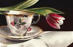 Tulip & Tea Cup Watercolor and Instructional Video - Posted on Friday, January 30, 2015 by Jacqueline Gnott