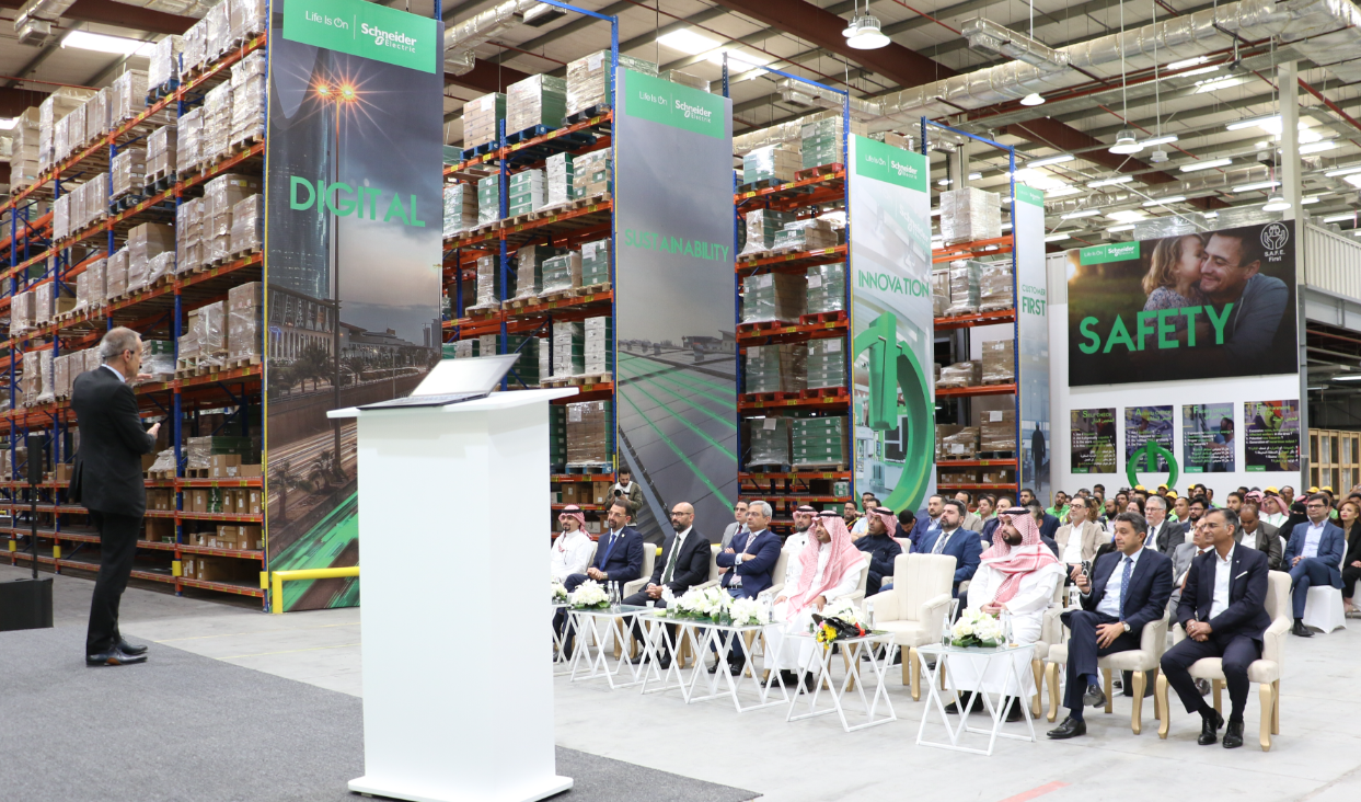 Schneider Electric opens 7,000 square meter distribution centre in Saudi Arabia