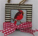 Superbowl Cardinal Ornament - Posted on Saturday, December 20, 2014 by Ruth Stewart