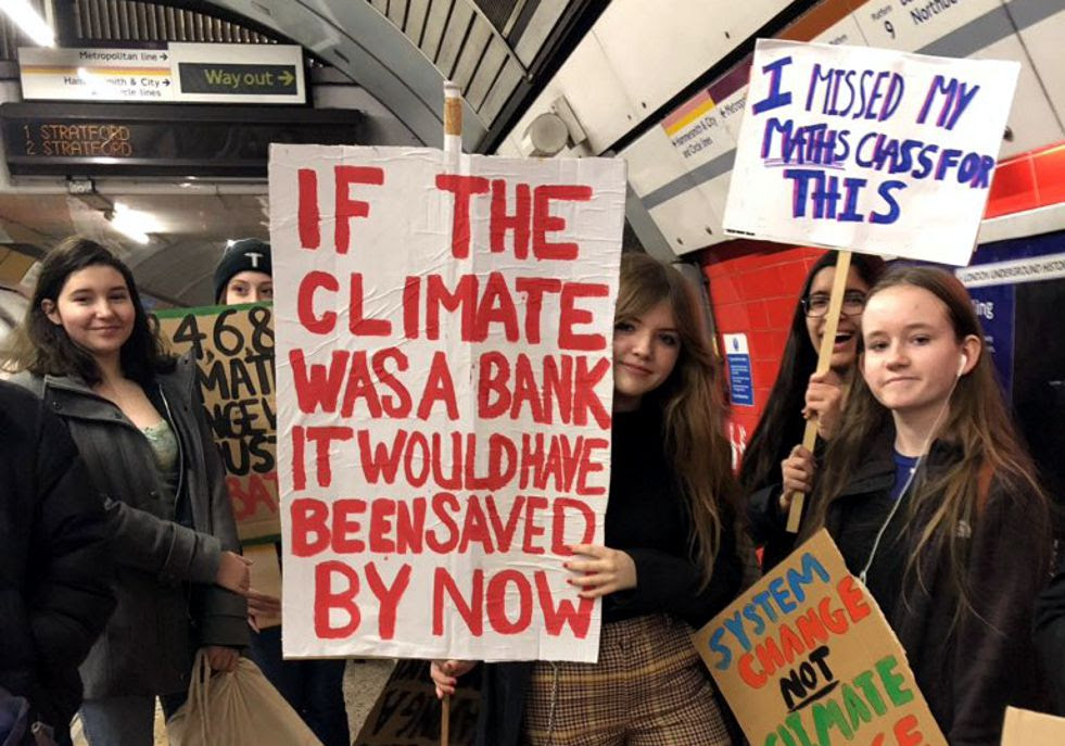 Estudiantes de todo el
                                            planeta reclaman afrontar la
                                            emergencia climÃ¡tica