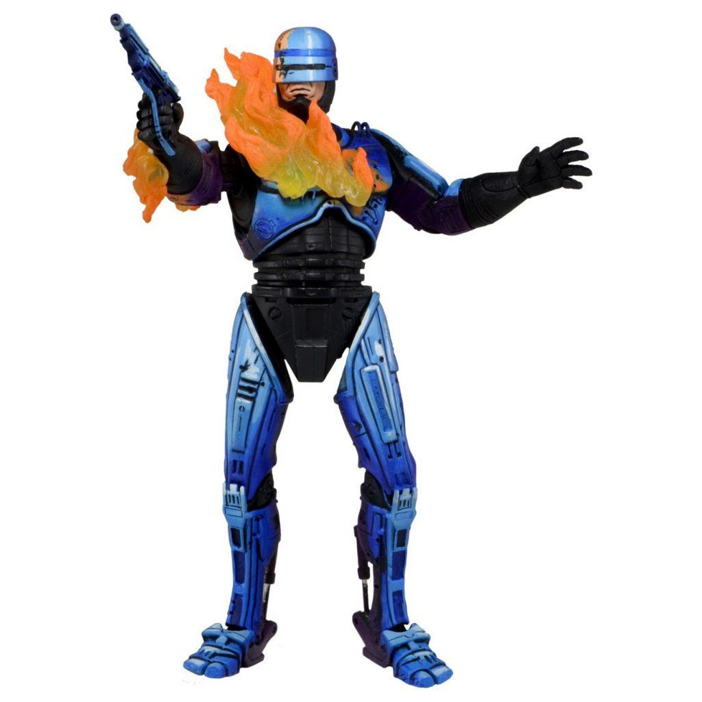 Image of Robocop Vs The Terminator (1993 Video Game) – 7″ Action Figure – Fire-Damaged Robocop