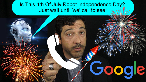 AI Special Report - Can't Post On YouTube - Machine Independence Day?  Google - Deep Mind and Their Dark Plan