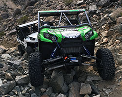 Kawasaki Teryx Girls Sara Price and Erica Sacks practicing for King of the Hammers