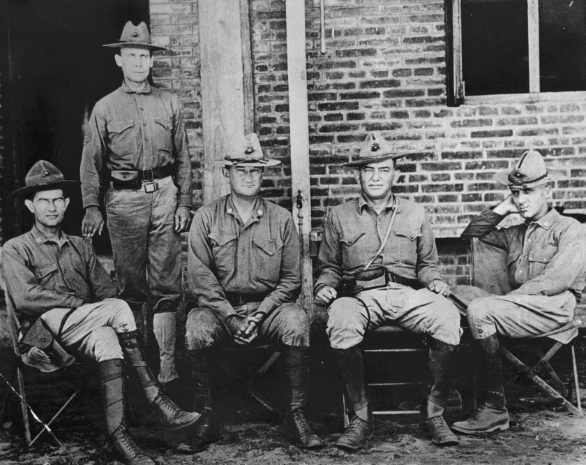  Smedley Butler and Marines in Veracruz, 1914.