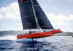 Peter Johnstone sailing Gunboat G4 Timbalero