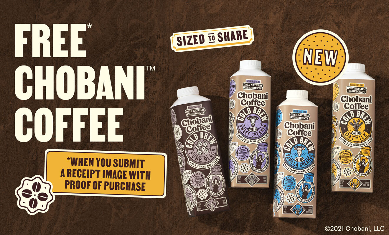 free chobani coffee