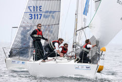 German J/24 sailing Kiel