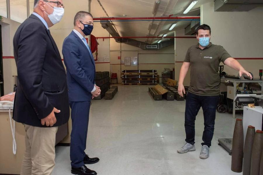 Λαύριο: Στις εγκαταστάσεις των Ελληνικών Αμυντικών Συστημάτων ο Αλκιβιάδης Στεφανής (φωτό) 1 yfetha eab1