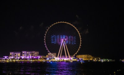 Ain Dubai Opening Light Show Ain Dubai Opening Light Show