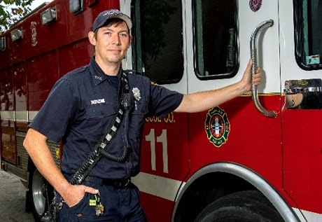 Huntington, West Virginia Firefighter, Sam Roy