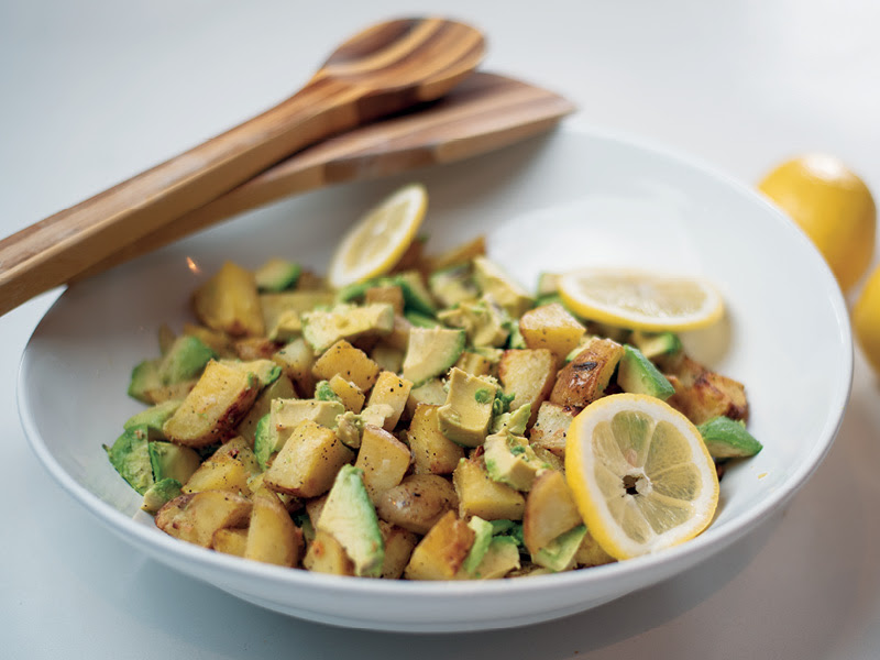 Roasted Potato & Avocado Salad