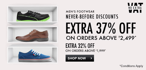 Men's Footwear - Extra 37% off